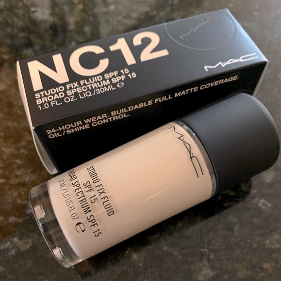 Mac Cosmetics Studio Fix Fluid Foundation NC12 BNIB - Picture 2 of 14